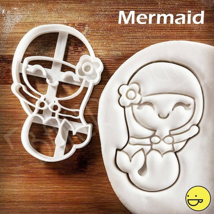 Cute Mermaid Cookie Cutter