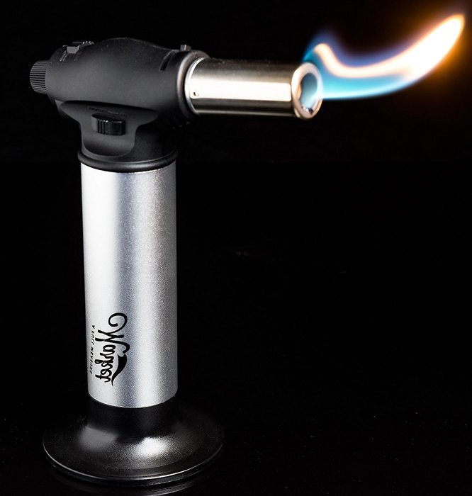 BEST CULINARY TORCH, Perfect for Making Creme Br&ucirc;l&eacute;e, Smores, Roasting Vegetables, Caramelizes Sugar on Pies &... N5