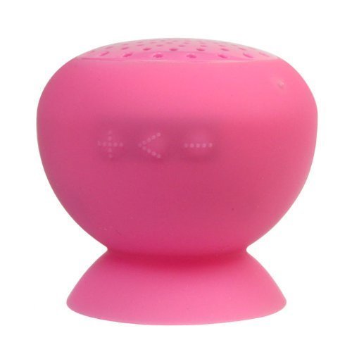 Sunbeauty&reg; Waterproof Mini Mushroom Wireless Bluetooth Speaker (pink)