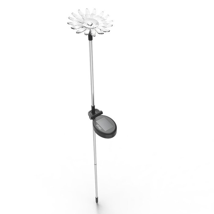 [ VFAD ] Solar Lights, Set of 4 Solar Powered LED Waterproof Stake Lights Outdoor Garden Path Landscape Light,... N3
