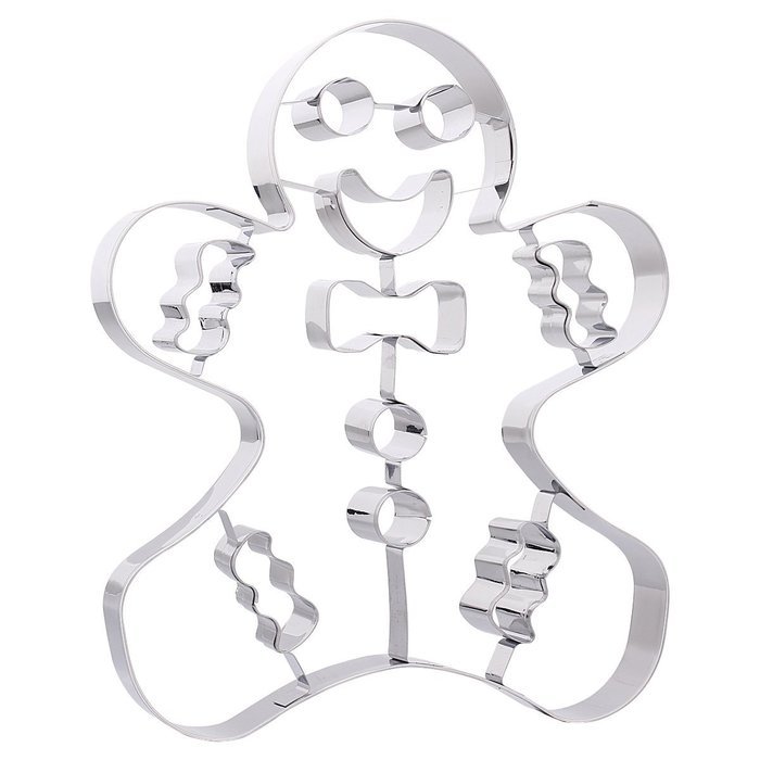 1 PCS Stainless Steel Biscuit Cake Cookie Cutters Mold Cookies people Giant 7.15 Inch Snowflake Cookie Cutter...