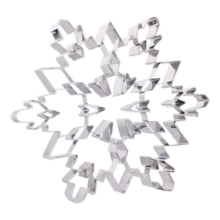 1 PCS Stainless Steel Biscuit Cake Cookie Cutters Mold Cookies people Giant 7.15 Inch Snowflake Cookie Cutter... N3