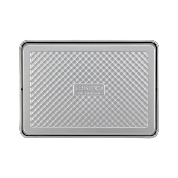 Durable Nonstick 13-Inch by 18-Inch Jelly Roll Pan, Heavy-Duty Folded Aluminized Steel, Silver N2