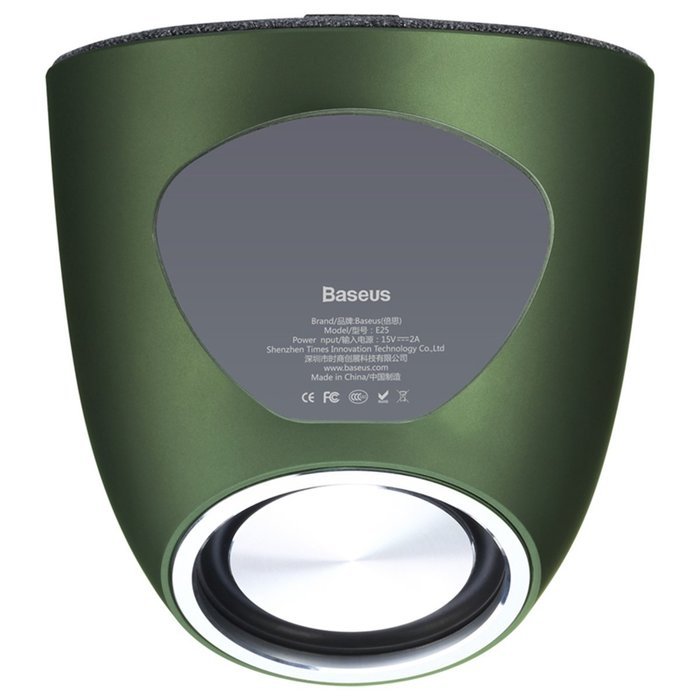 Baseus E25 Hi-one Desktop Wireless Bluetooth Speaker Audio Player Sound Box Bluetooth V2.1 NFC Connection Green... N6