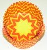 Cakesupplyshop Item#78uy - 50 Pack Chevron Baking Cups/ Liners (gold and white) N3
