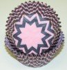 Cakesupplyshop Item#78uy - 50 Pack Chevron Baking Cups/ Liners (gold and white) N5