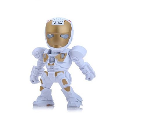 RiderTech New Iron Man Wireless Bluetooth Speaker C-89 Mini Portable Children Style LED Light Speakers Stereo... N6