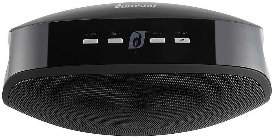 Damson Audio Vulcan Portable Wireless Bluetooth Speaker Strong Bass Stereo Sound 4 Drivers - Black N3