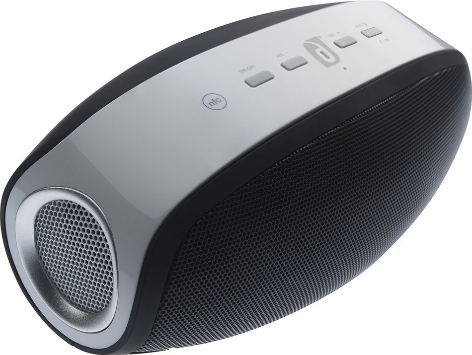 Damson Audio Vulcan Portable Wireless Bluetooth Speaker Strong Bass Stereo Sound 4 Drivers - Black N6