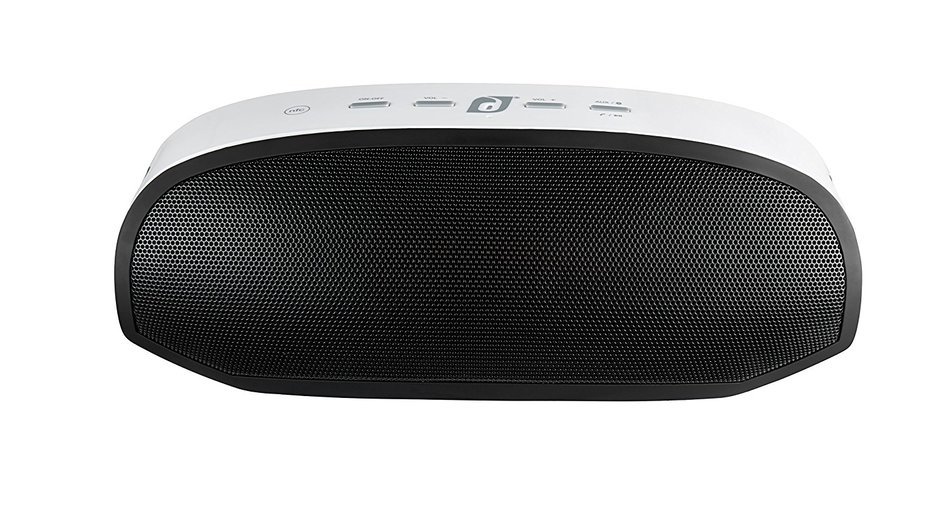 Damson Audio Vulcan Portable Wireless Bluetooth Speaker Strong Bass Stereo Sound 4 Drivers - Black N7