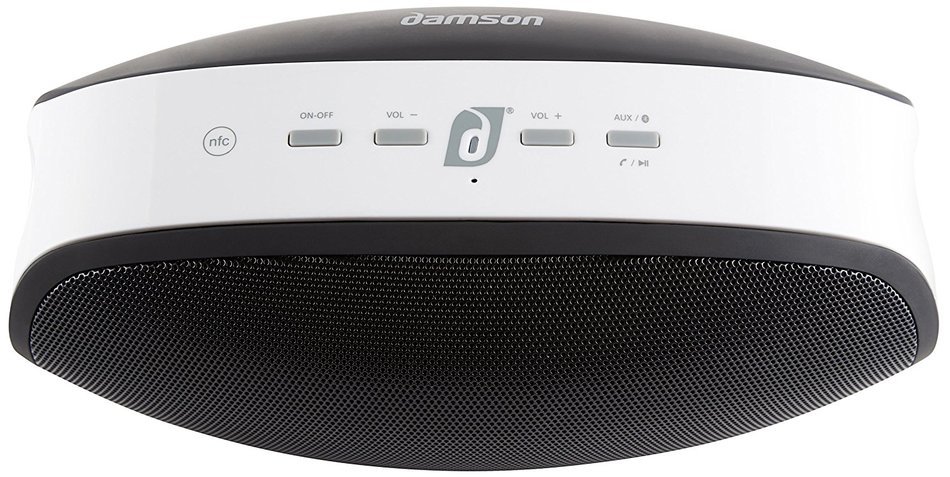 Damson Audio Vulcan Portable Wireless Bluetooth Speaker Strong Bass Stereo Sound 4 Drivers - Black N8