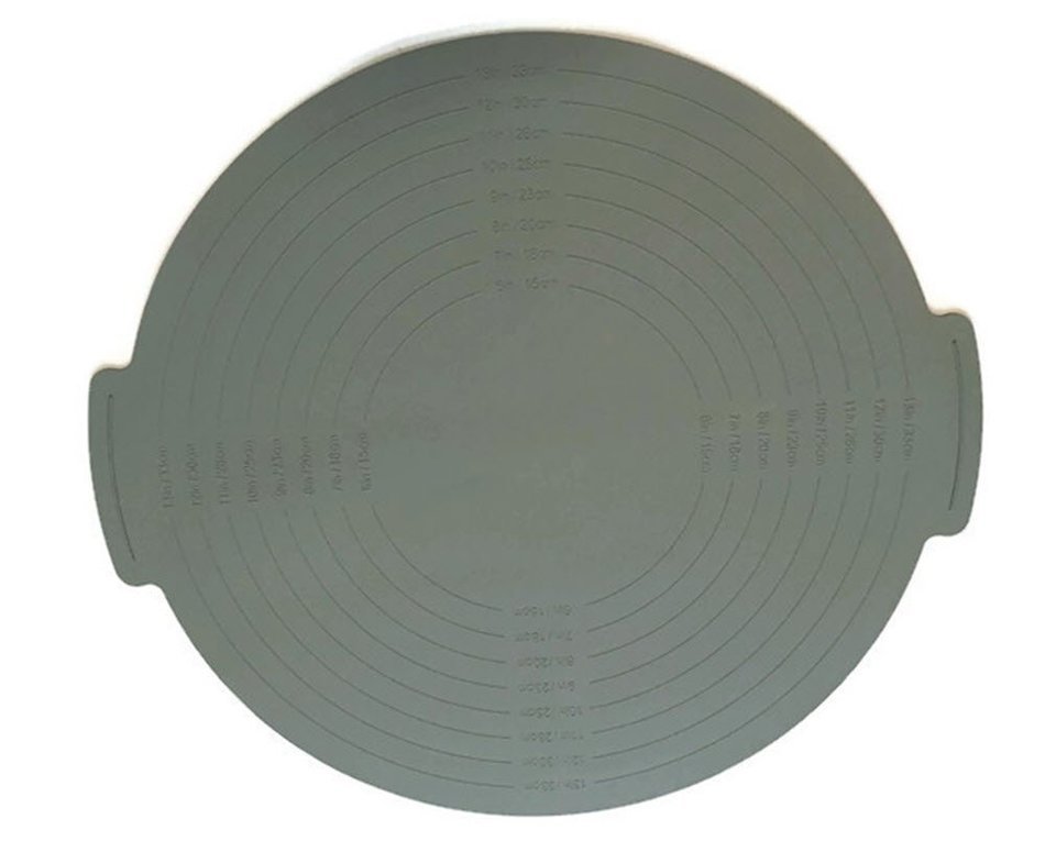 Silicone Pastry Mat Large Pie Crust Baker Mat Measure 13.5" Pampered Chef