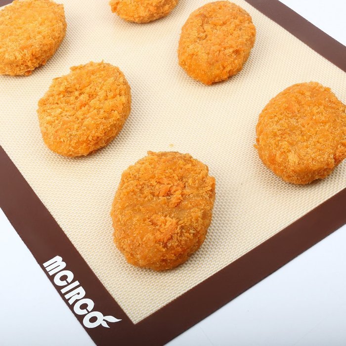 Silicone Baking Mat, MCIRCO Silicone Baking Mat Set of 2 Nonstick Baking Mat Half Sheet (11 5/8" x 16 1/2") Professional... N5
