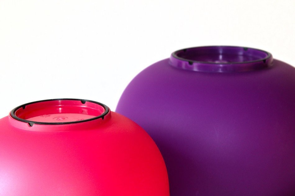 Mixing Bowls Set Colorful BPA Free Plastic Bowls, Colander, Measuring Cups & Silicone Spatula -Great Starter Set N2