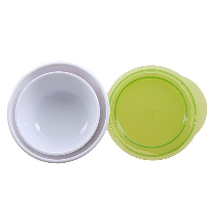OXO Tot Small & Large Bowl Set with Snap On Lids - Green N6