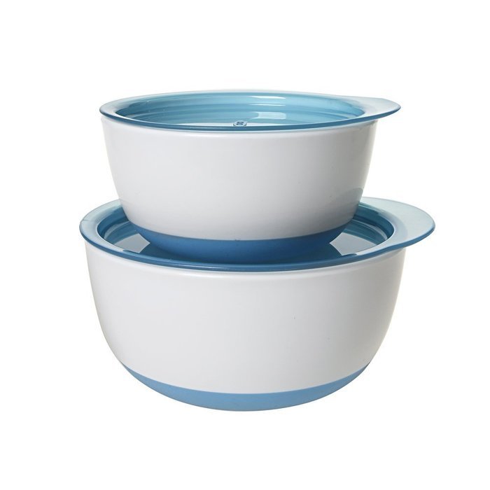 OXO Tot Small & Large Bowl Set with Snap On Lids - Green N11