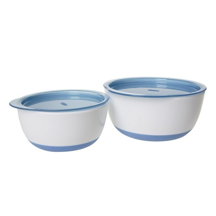 OXO Tot Small & Large Bowl Set with Snap On Lids - Green N12