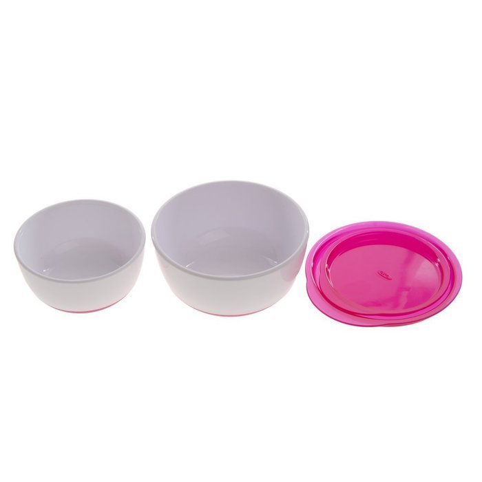 OXO Tot Small & Large Bowl Set with Snap On Lids - Green N25