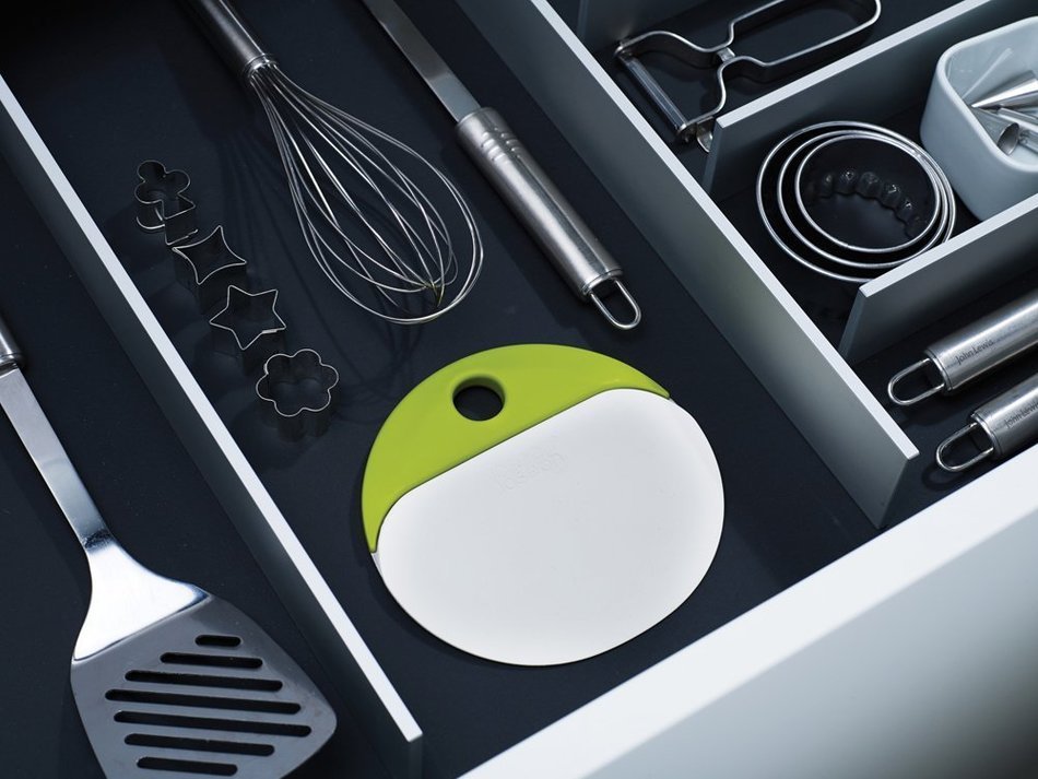 Joseph Joseph Dough Cutter/Chopper and Bowl Scraper Duo Bake, White N7