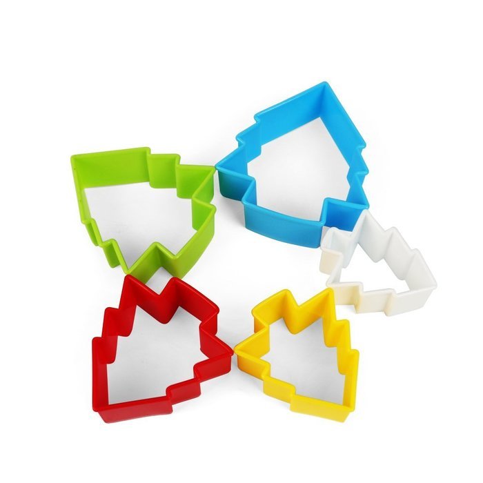 Cookie Cutters, MCIRCO Circle Cookie Cutter Set Multi-size Two-sided Round Cookie Cutters Biscuit Cutter Set Multi-color... N14