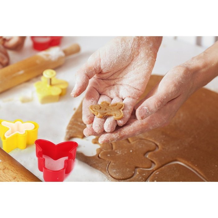 Cookie Cutters, MCIRCO Circle Cookie Cutter Set Multi-size Two-sided Round Cookie Cutters Biscuit Cutter Set Multi-color... N24