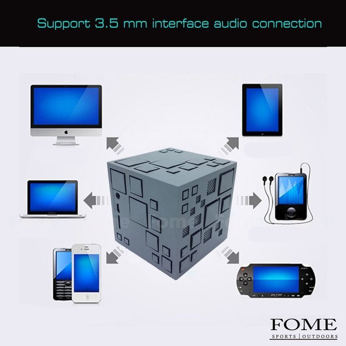 Wireless Bluetooth Speaker,[New Version] FOME SPORTS|OUTDOOR Q+ Bluetooth 4.0 Wireless Bluetooth Speaker Stereo... N6