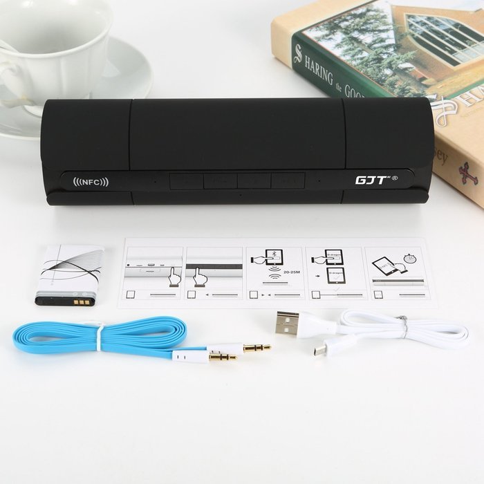 GJT&reg;Bluetooth 4.0 Portable Wireless Stereo Speaker and Speakerphone with 2 X 3w Surround Sound Speaker Ultra Bass... N7