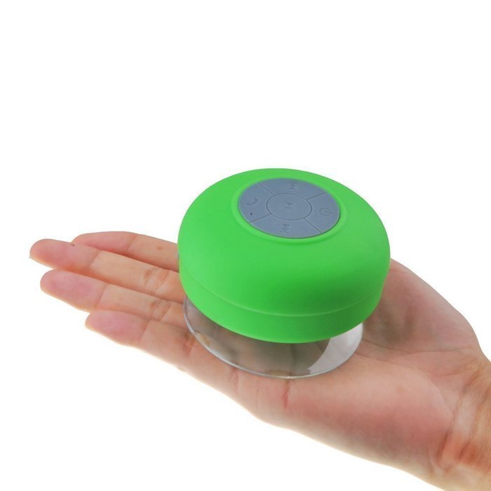 abcGoodefg&reg; HD Water Resistant/Waterproof Green Bluetooth 3.0 Shower Speaker, Green. N3