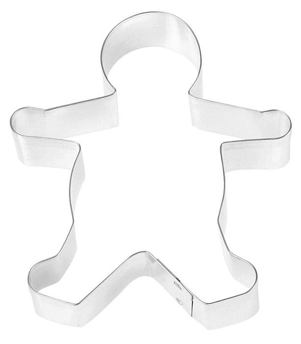 Fox Run 7-1/2-Inch Gingerbread Boy Cookie Cutter N2