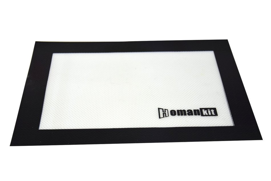 Homankit Silicone Baking Mats - Set of 2 Quarter Sheet (8" x 11"), Re-usable Non-stick Liner for Aluminum Baking... N4