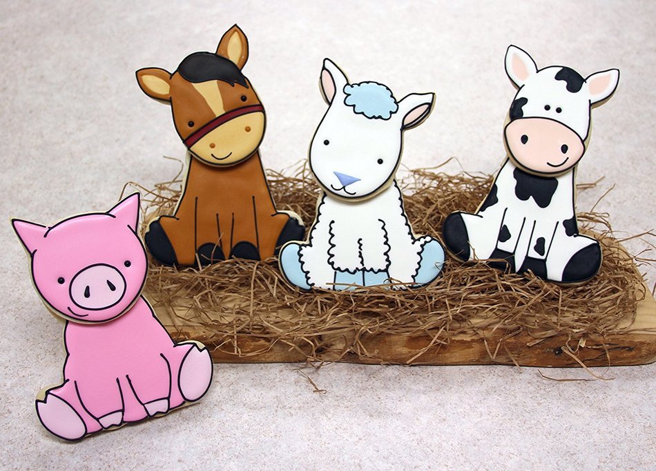 Sweet Elite Tools- Mix and Match Animal Cookie Cutter Set- by Autumn Carpenter N3