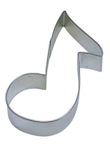 R&M Music Note 5.5" Cookie Cutter in Durable, Economical, Tinplated Steel