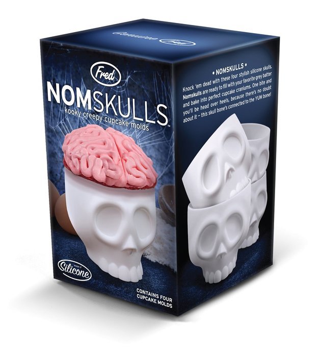 Fred & Friends NOMSKULLS Baking Cups, Set of 4 N3