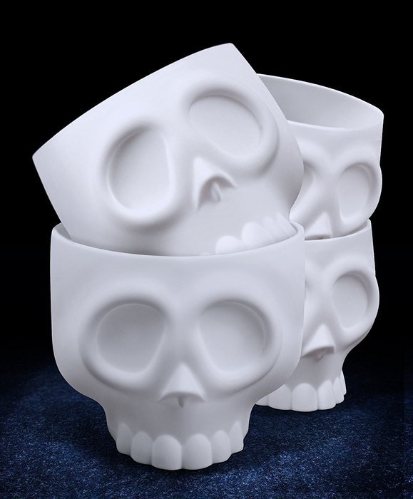 Fred & Friends NOMSKULLS Baking Cups, Set of 4 N5