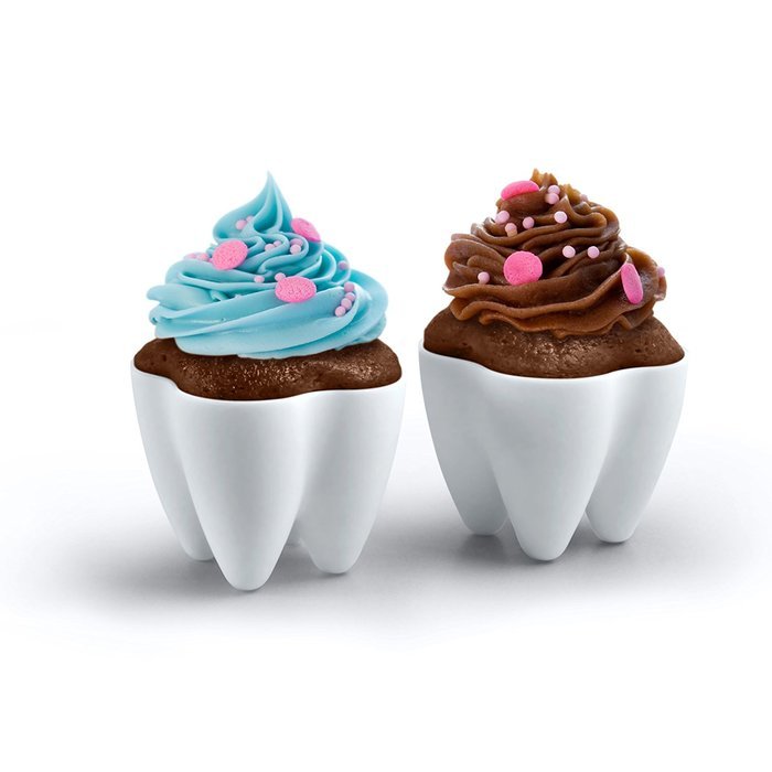 Fred & Friends NOMSKULLS Baking Cups, Set of 4 N7