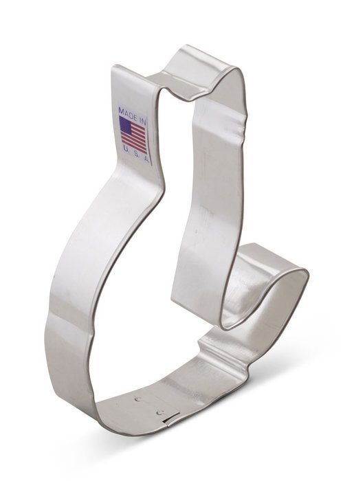 Ann Clark Curled Cat Cookie Cutter - 4.25 Inches - Tin Plated Steel