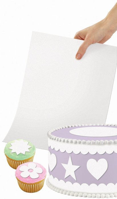Brand New Sugar Sheet 8""X11""-White Brand New