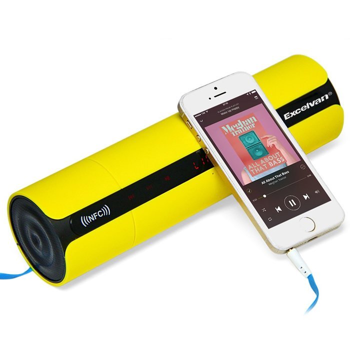 Excelvan KR-8800 Touch Rechargeable Portable NFC Wireless Bluetooth Speaker with FM Radio for iPhone Laptop Mobile...