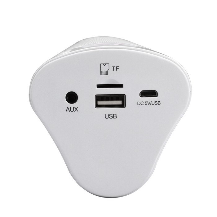 FSTgo WM1300 Ultra Slim Mini Portable Wireless Bluetooth Speaker (White) N2