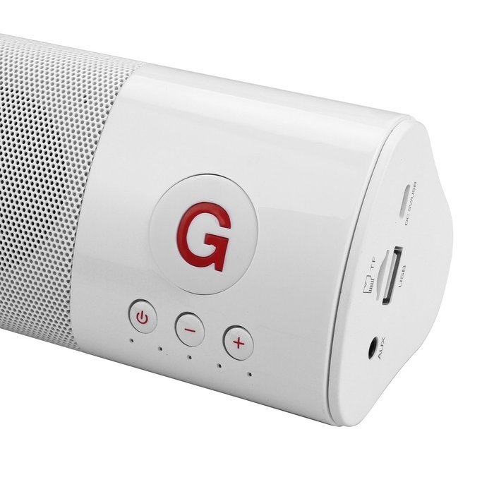 FSTgo WM1300 Ultra Slim Mini Portable Wireless Bluetooth Speaker (White) N3