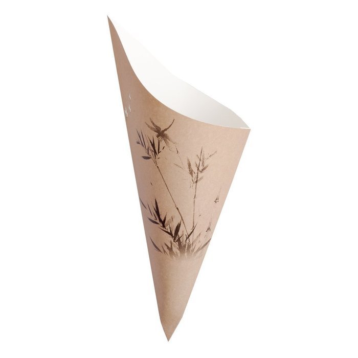 Conetek News Print Food Cone 10 inches 100 count box N14