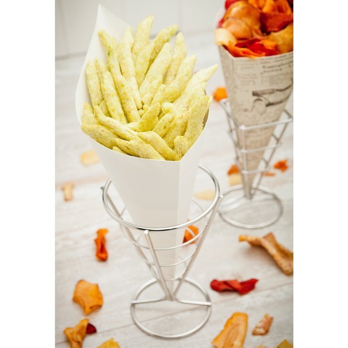 Conetek News Print Food Cone 10 inches 100 count box N17