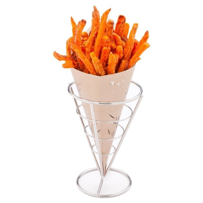 Conetek News Print Food Cone 10 inches 100 count box N18