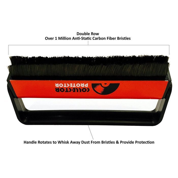 Collector Protector Vinyl Record Spray Cleaner and Anti Static Carbon Fiber Record Brush. The Perfect Combination... N4