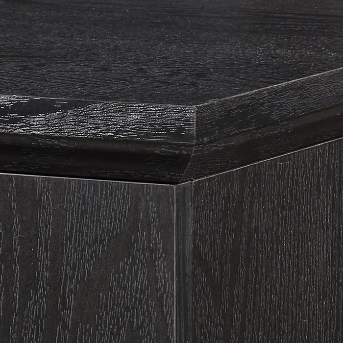 WE Furniture 44" Cordoba Corner TV Stand Console, Espresso N12