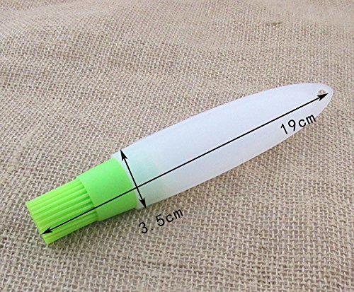 Leeaw 3 Pieces Pack Silicone Pastry Basting BBQ Oil Brush N7
