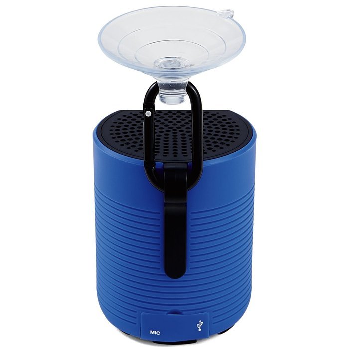 Verbatim Mini Wireless Waterproof Bluetooth Speaker with Microphone, Blue 98592 N3