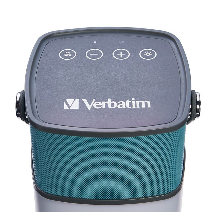 Verbatim Mini Wireless Waterproof Bluetooth Speaker with Microphone, Blue 98592 N9