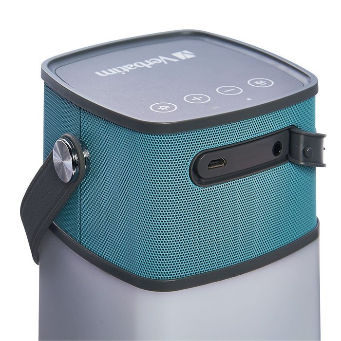 Verbatim Mini Wireless Waterproof Bluetooth Speaker with Microphone, Blue 98592 N10