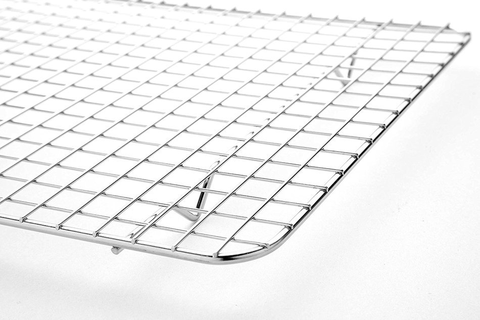 Oven Safe, Heavy Duty Stainless Steel Baking Rack & Cooling Rack, 12 x 17 inches Fits Half Sheet Pan N17